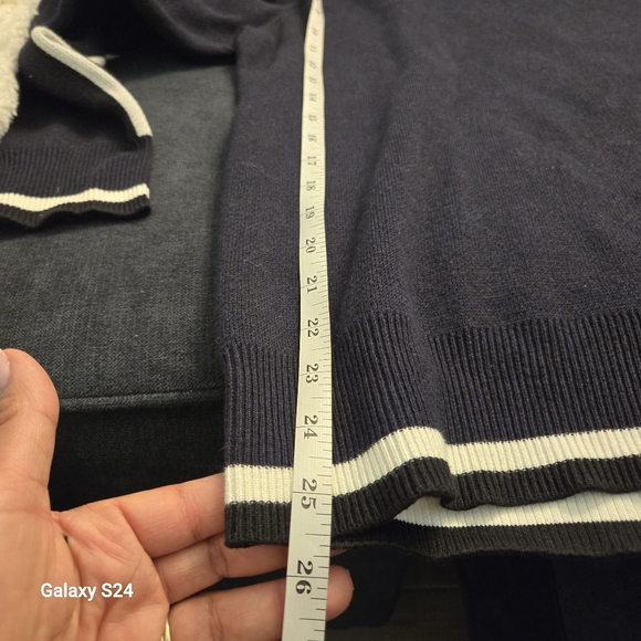 I-N-C Mens Striped Pullover Sweater, Black, NWT Size Large NEW - Picture 5 of 6